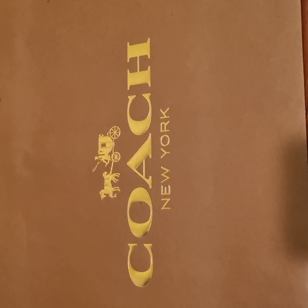 Coach Gift Bag Tan View 2